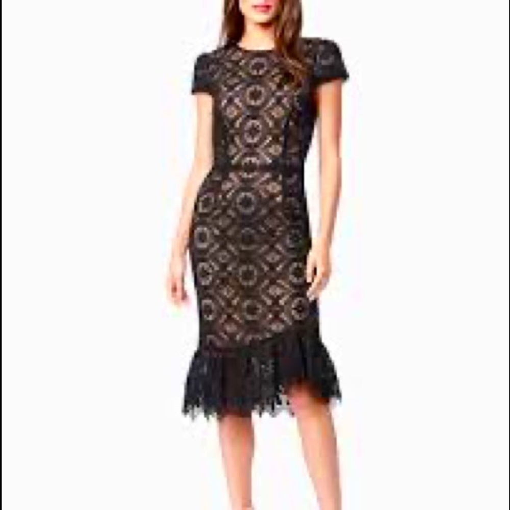 Betsey Johnson black lace dress